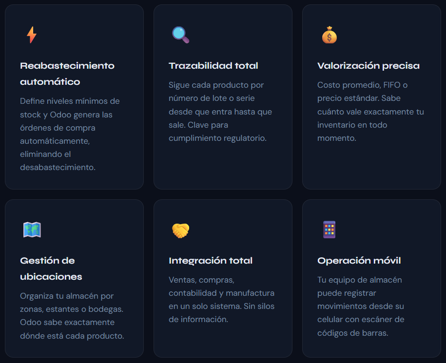 odoo inventarios