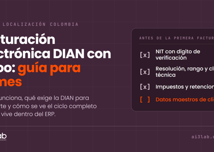 facturación electrónica DIAN Colombia Odoo
